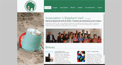 Desktop Screenshot of elephantvert.com
